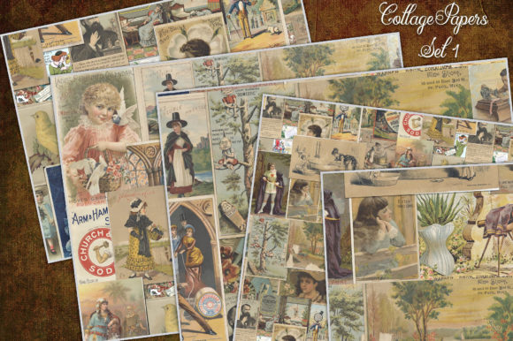 Download Ephemera Collage Sheets - Premium Resources