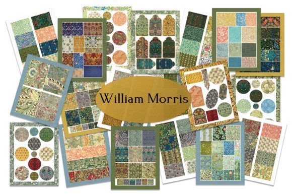 Download William Morris Art Crafts Collage Sheets - Collage sheets Collection